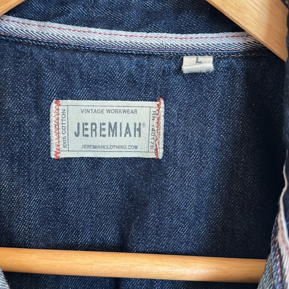 Men’s large vintage work ware Jeremiah button up - Picture 2 of 4